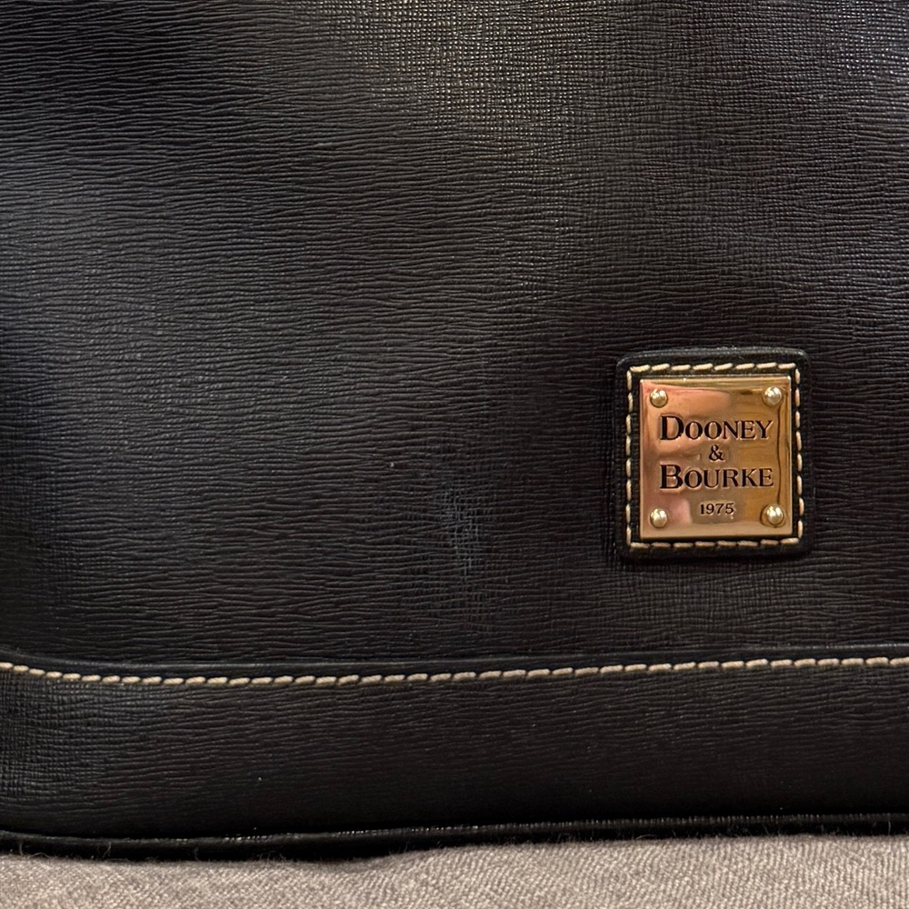 Dooney & Bourke Black Satchel Bag - Picture 4 of 10